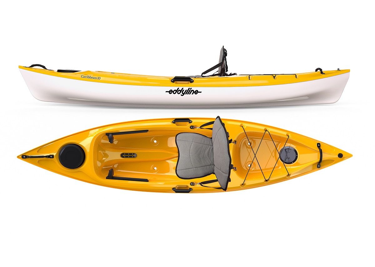 Eddyline Caribbean 10 Sit-On-Top Kayak - Yellow