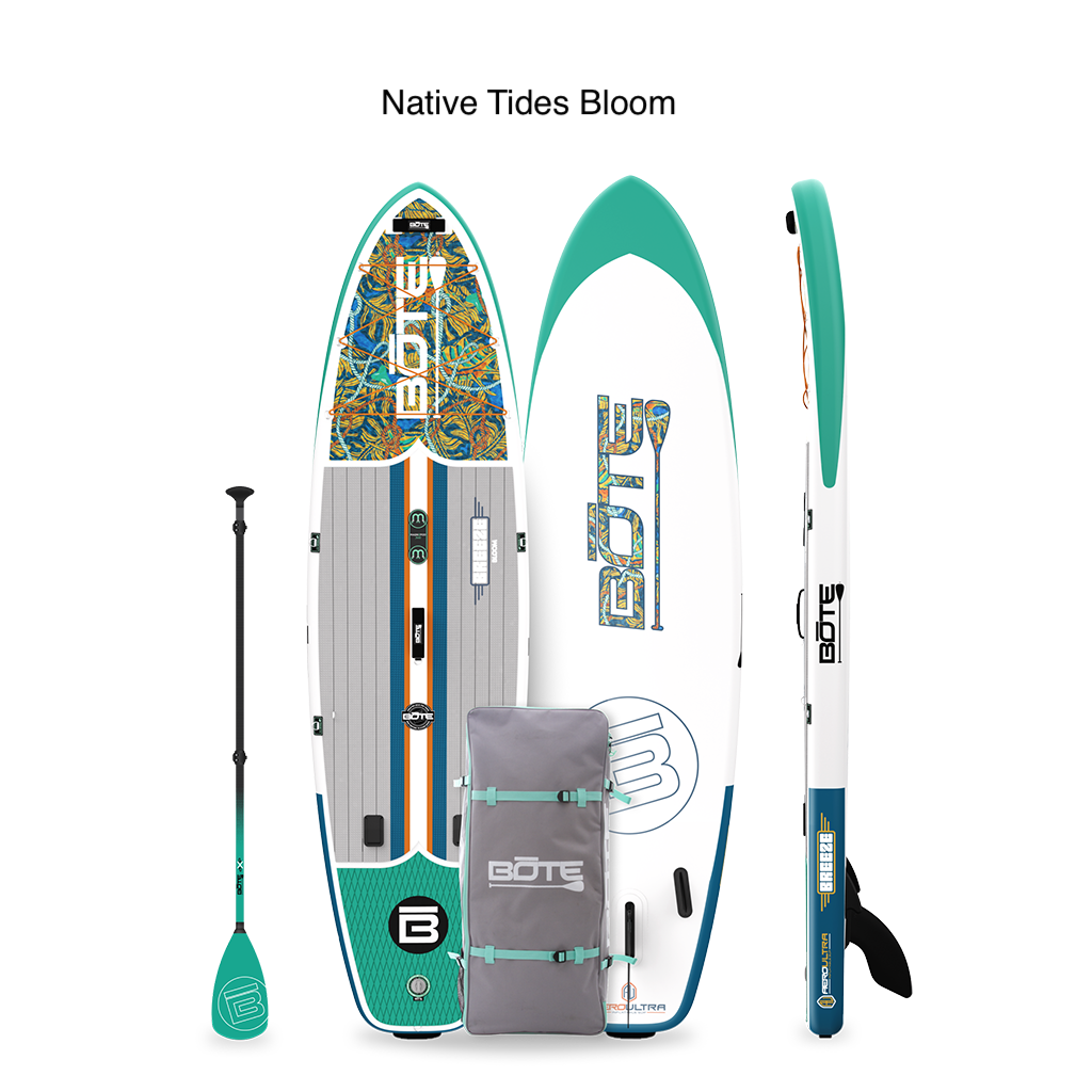 BOTE Breeze Aero 10'6 Inflatable Paddle Board - Native Tides Bloom