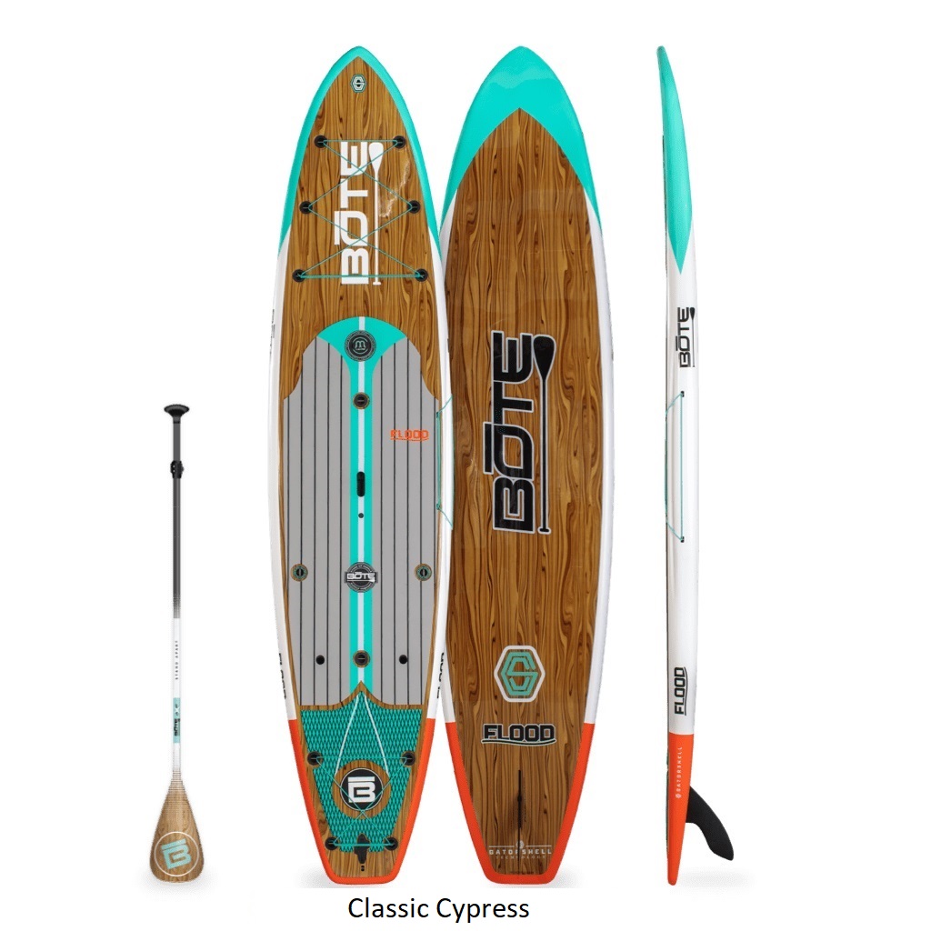 BOTE Flood 12' Paddle Board - Classic Cypress 2022