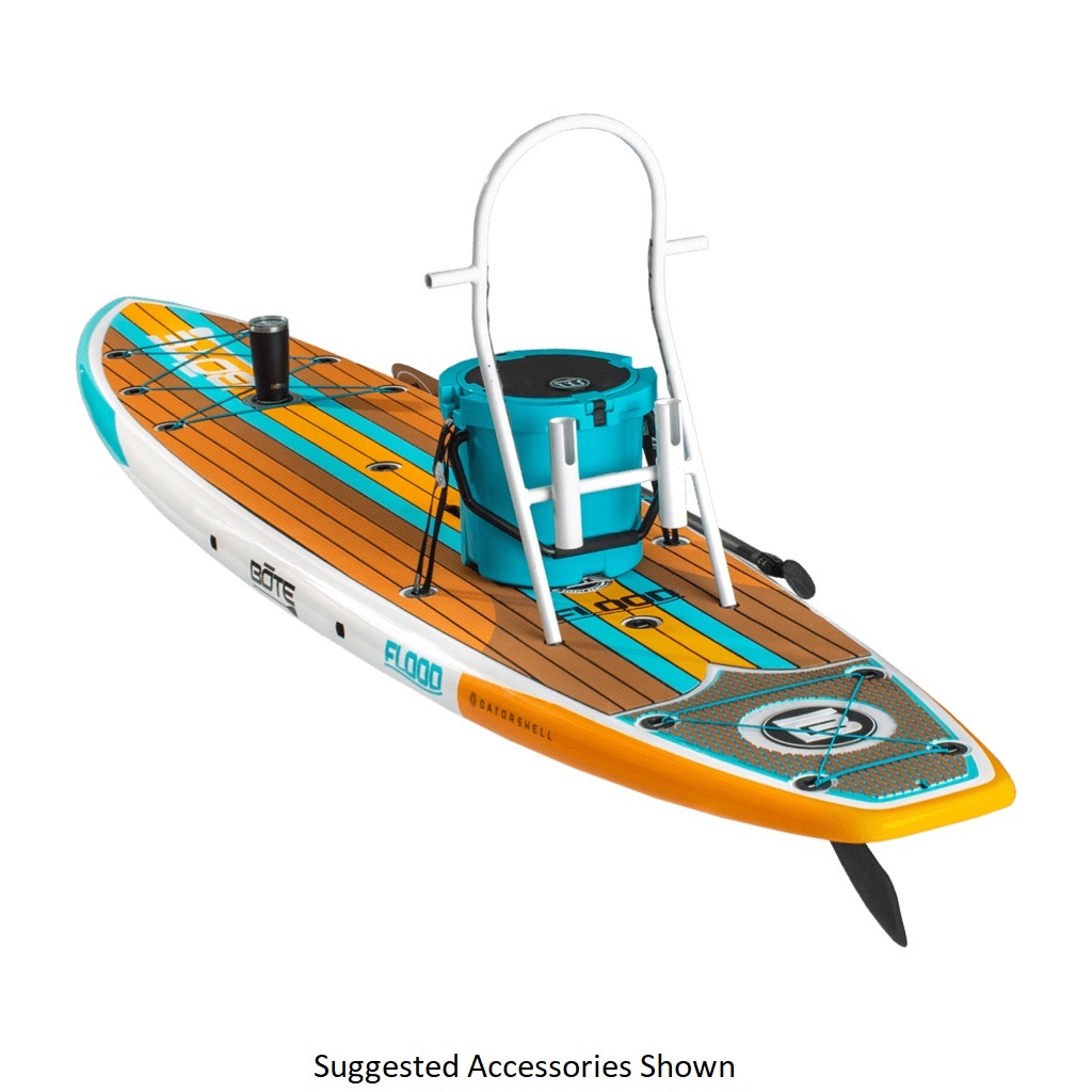 BOTE Flood 12' Paddle Board - Full Trax Ochre P4