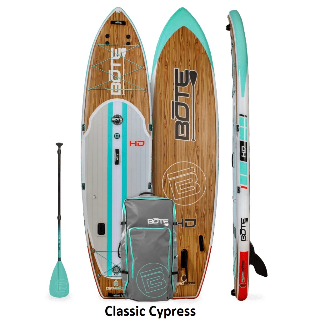 BOTE HD Aero Inflatable Paddle Board - Classic Cypress