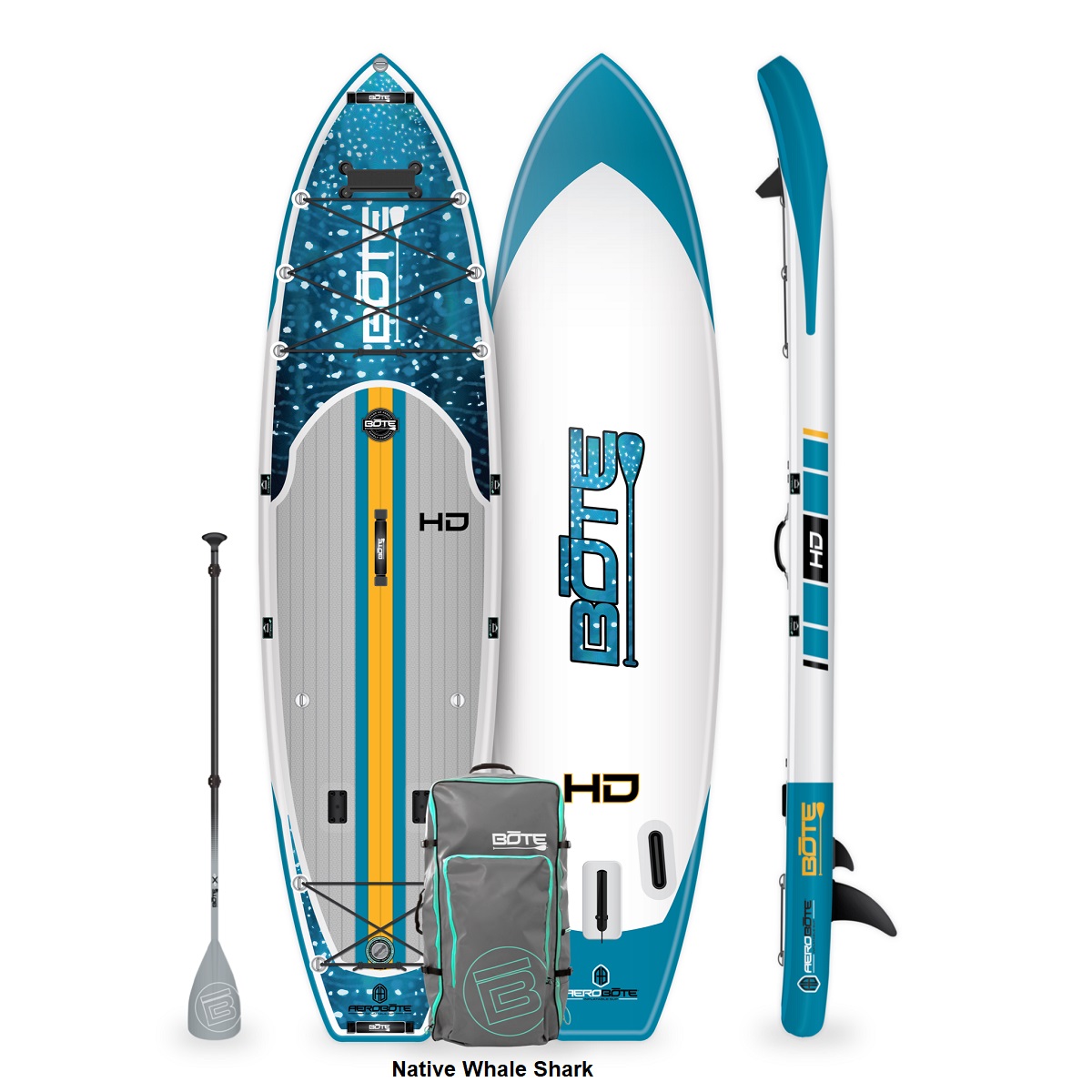 BOTE HD Aero Paddle Board - Native Whale Shark