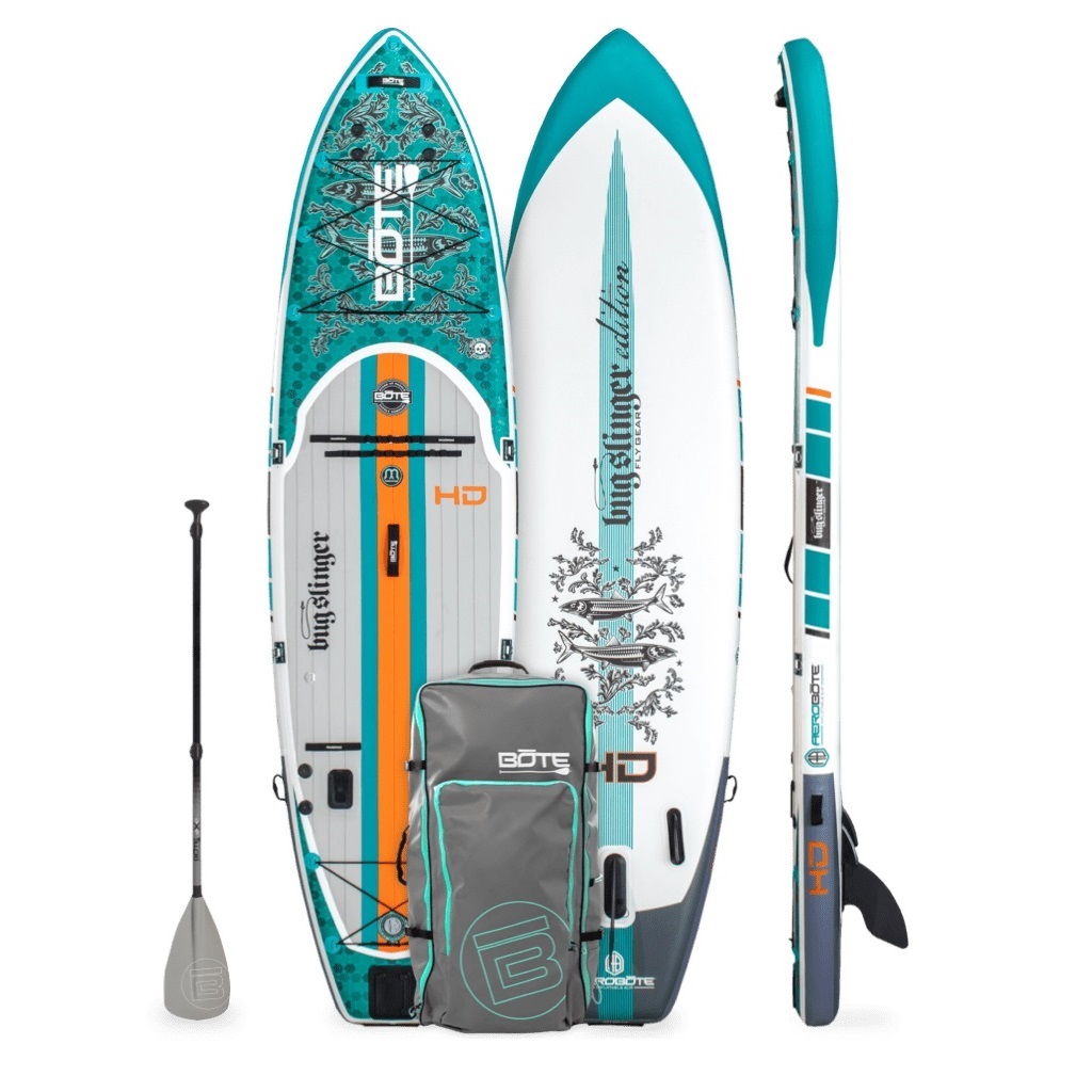 BOTE HD Aero Inflatable Paddle Board - Bug Slinger Bonefish 1