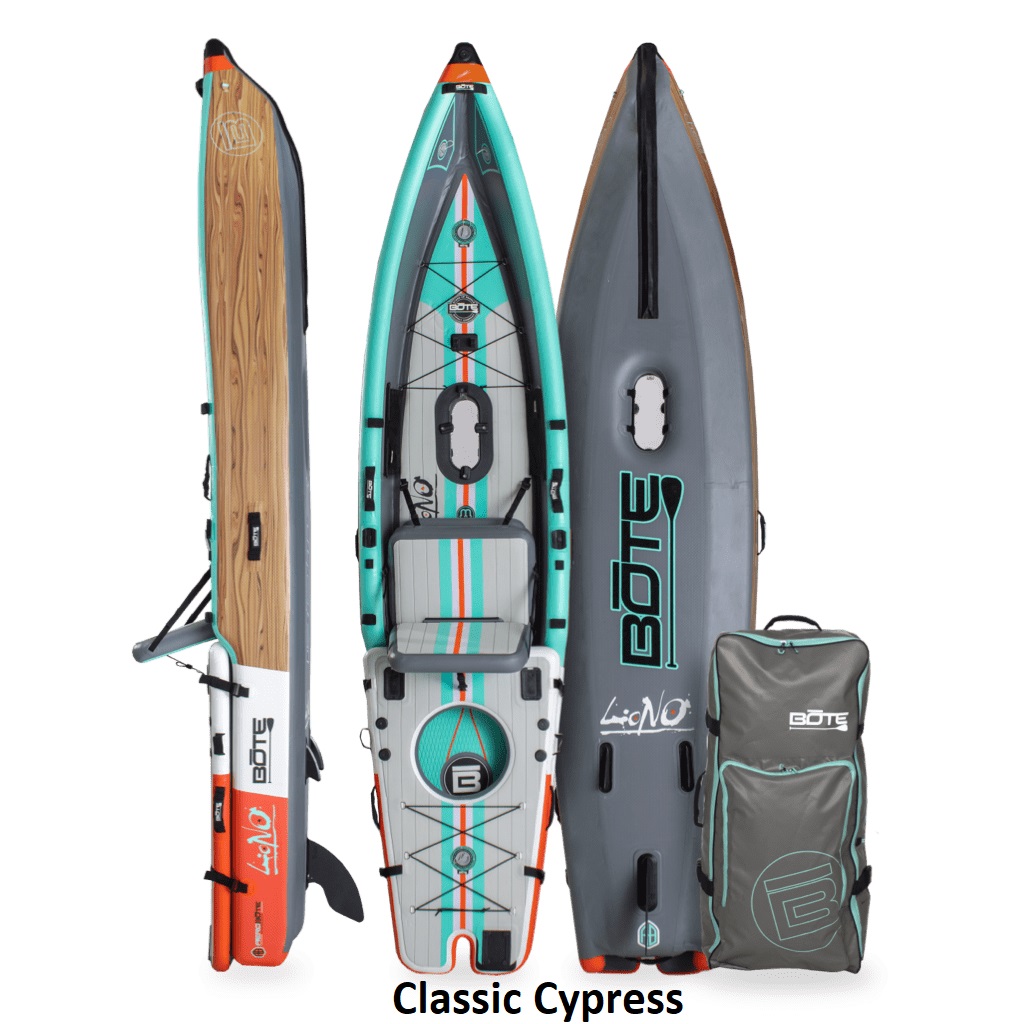 BOTE Lono Aero Inflatable Kayak - Classic Cypress