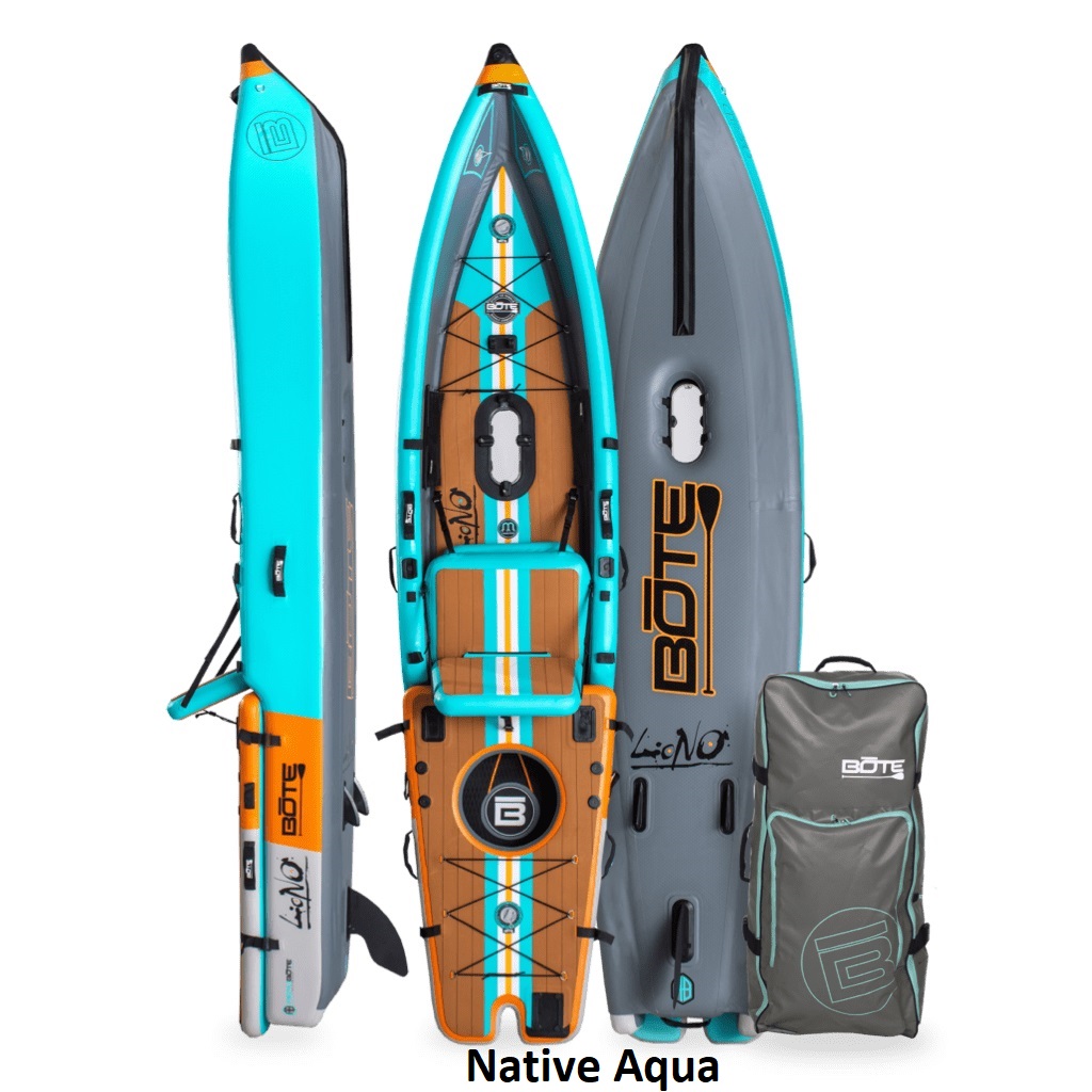BOTE Lono Aero Inflatable Kayak - Native Aqua
