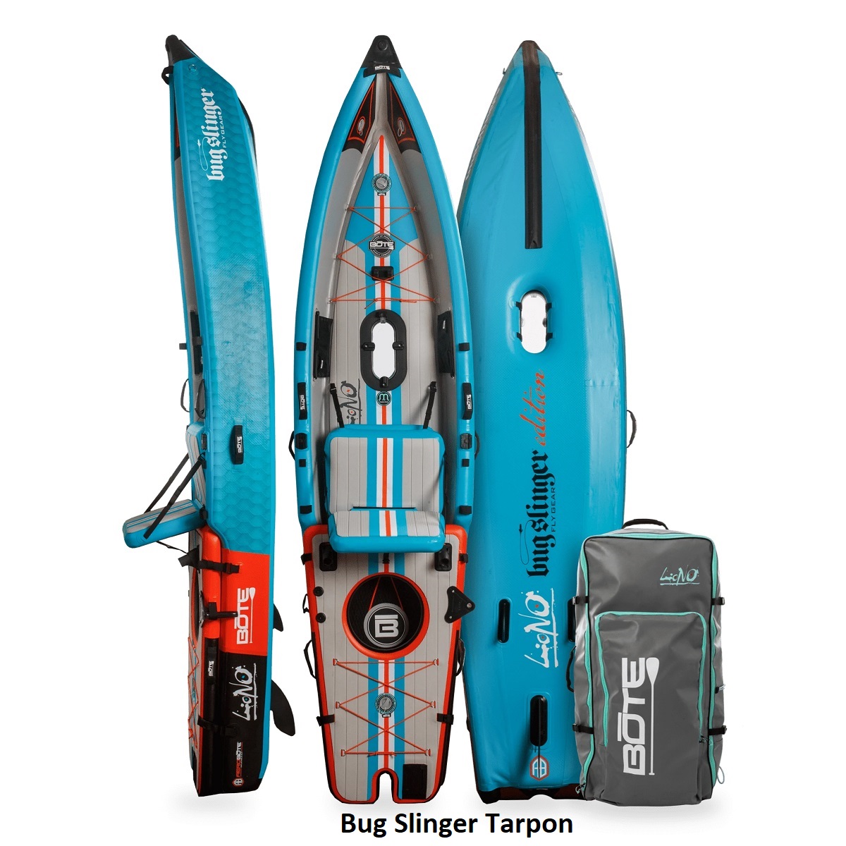 BOTE Lono Inflatable Kayak - Bug Slinger Tarpon 1