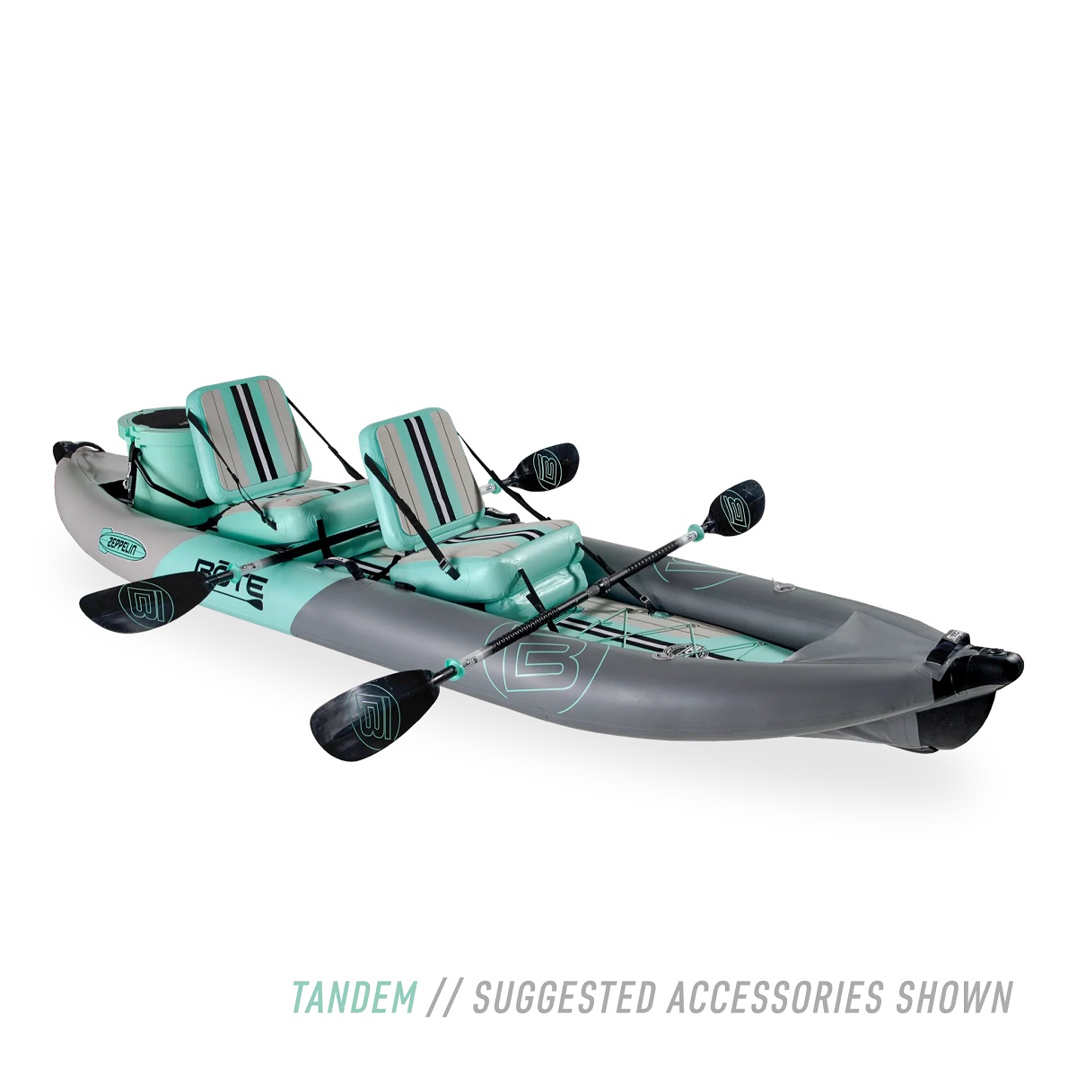 thumbnail image 2 of BOTE Zeppelin Aero Inflatable Kayak For Adults & Kids Includes Travel Bag Adjustable Seat 1 Person Single Rider Blow Up Kayaking For Fishing Hunting Leisure Multiple Colors 2 of 11