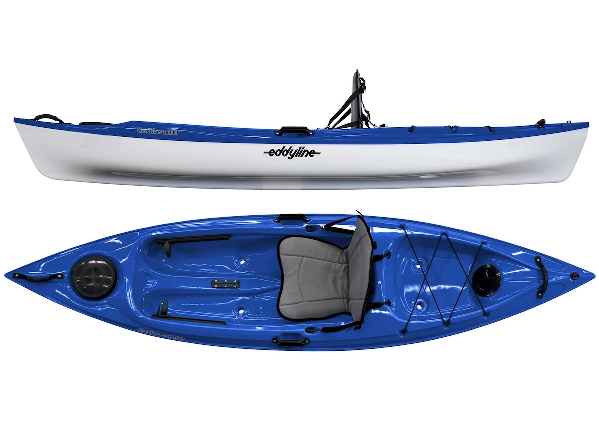 Eddyline Caribbean 100 Sit-On-Top Kayak - Sapphire Blue