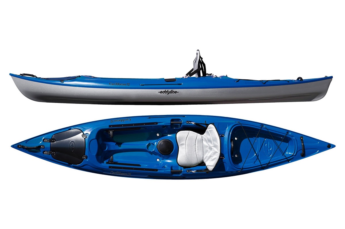 Eddyline Caribbean 12 Kayak - Sapphire Blue / Silver