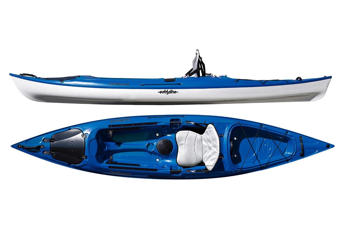 Eddyline Caribbean 12 Kayak - Sapphire Blue / White