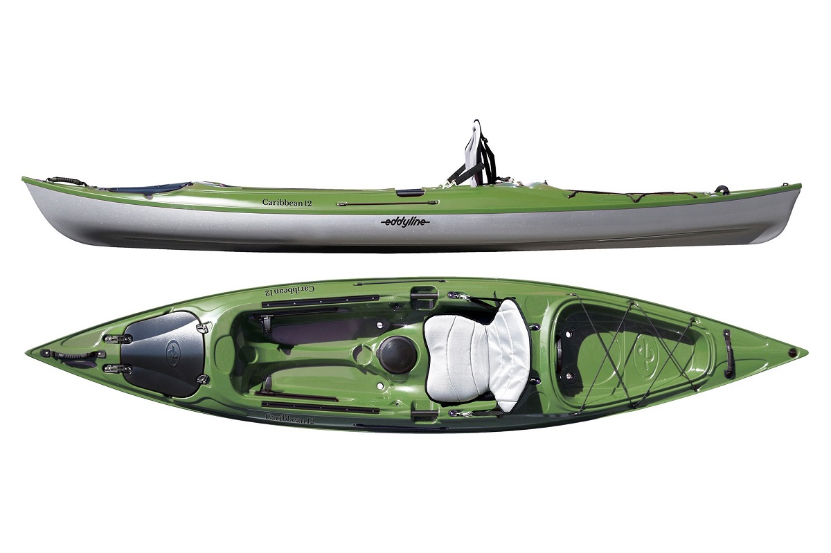 Eddyline Caribbean 12 Kayak - Seagrass / Silver