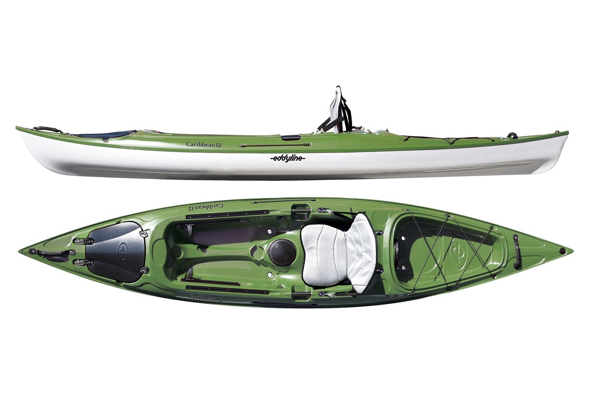 Eddyline Caribbean 12 Kayak - Seagrass / White