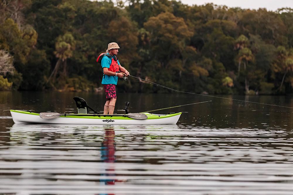 Eddyline Caribbean 12 FS Angler Kayak - Seagrass On The Water 2