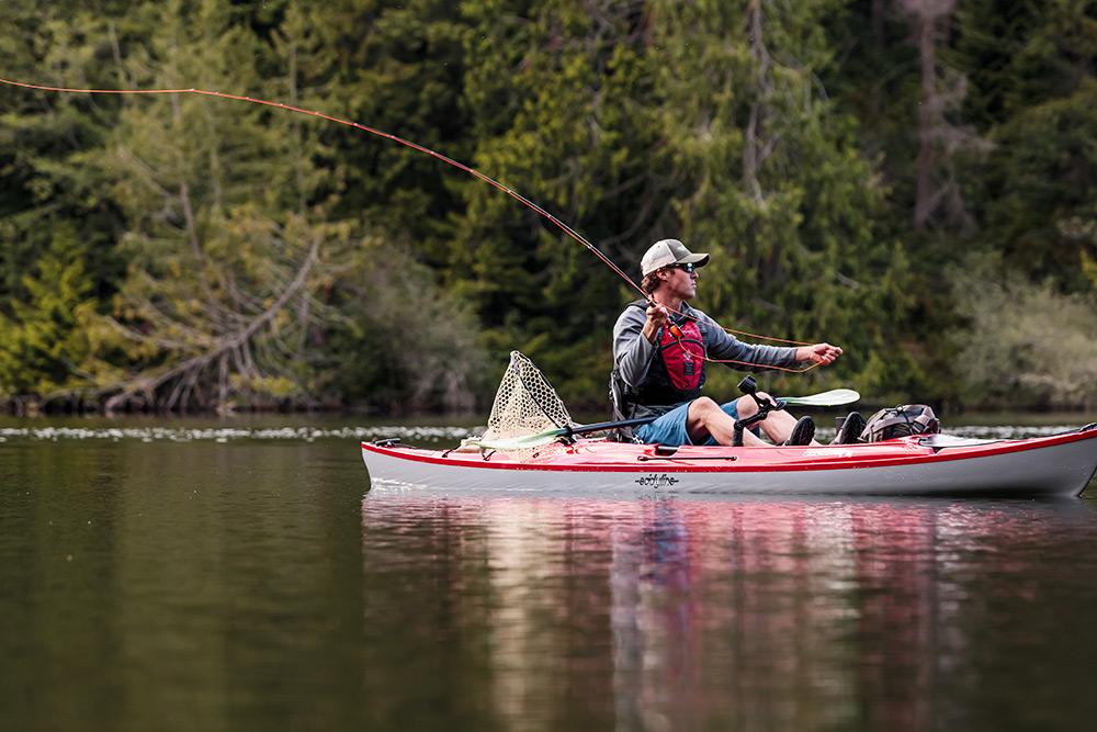 Eddyline Caribbean 14 Angler Kayak - On The Water 1