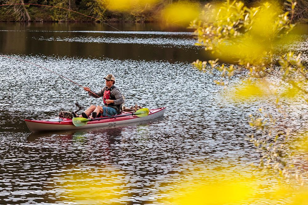 Eddyline Caribbean 14 Angler Kayak - On The Water 2