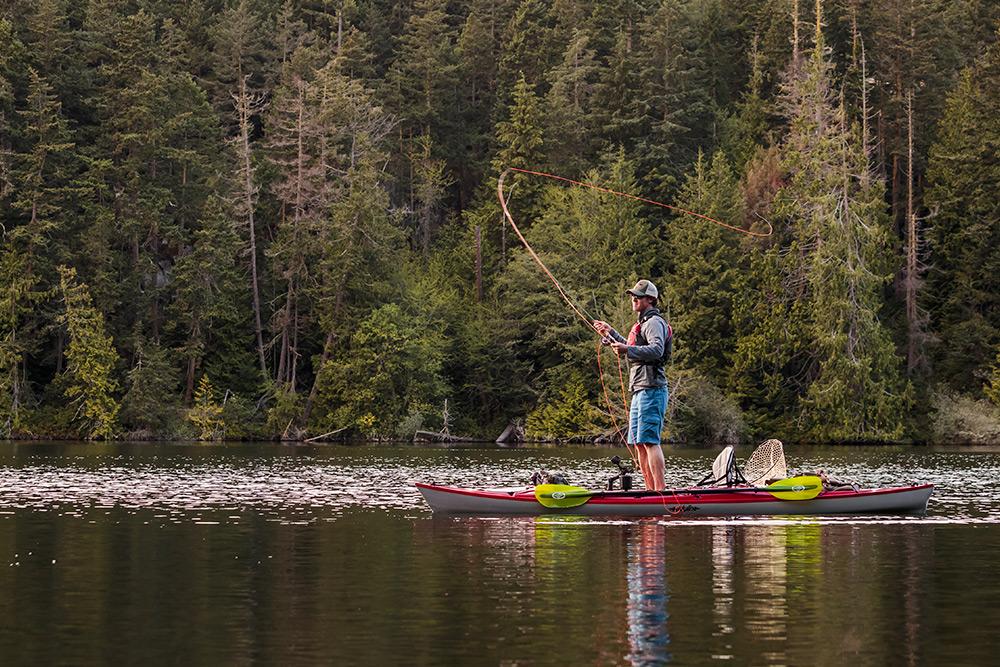 Eddyline Caribbean 14 Angler Kayak - On The Water 3