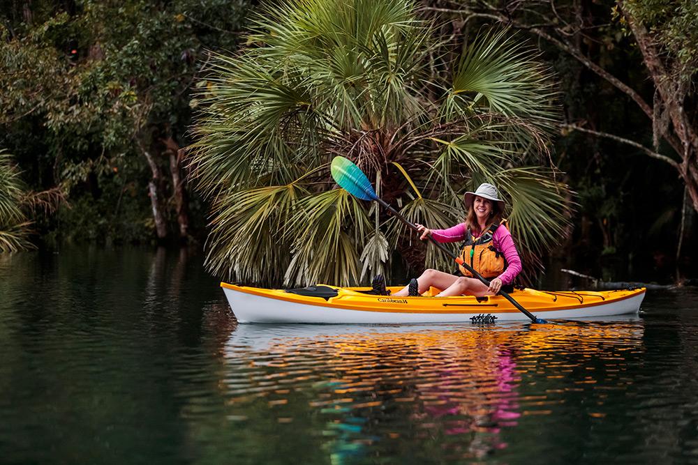 Eddyline Caribbean 14 Sit-On-Top Kayak - On The Water 1