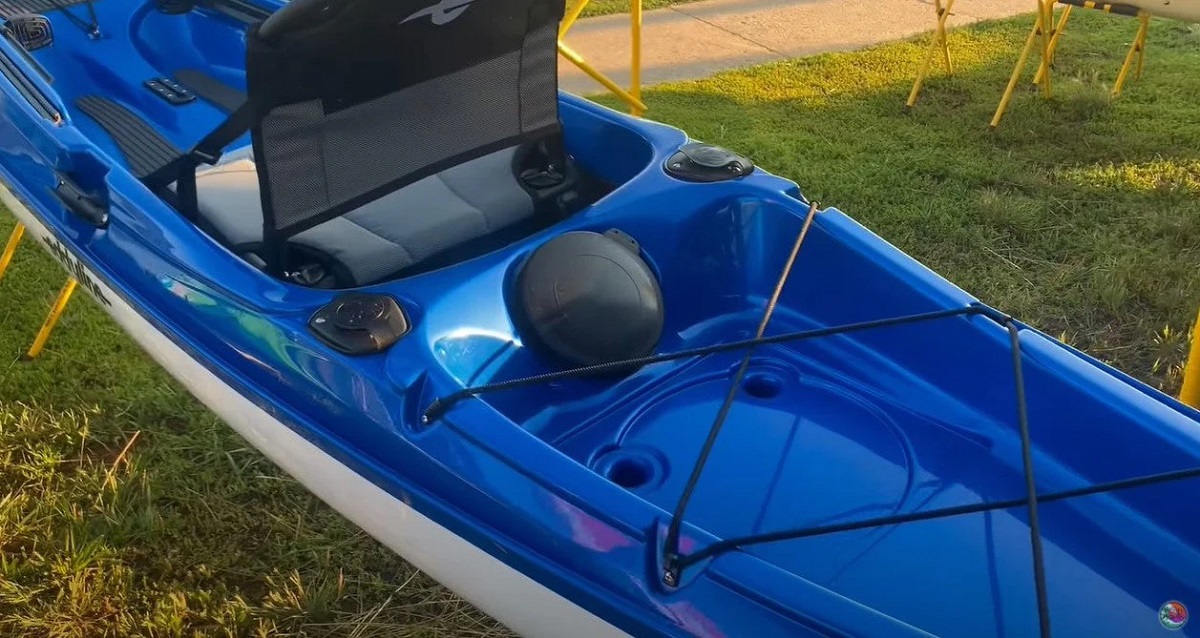 Eddyline Caribbean 14FS Angler Edition Fishing Kayak - Detail