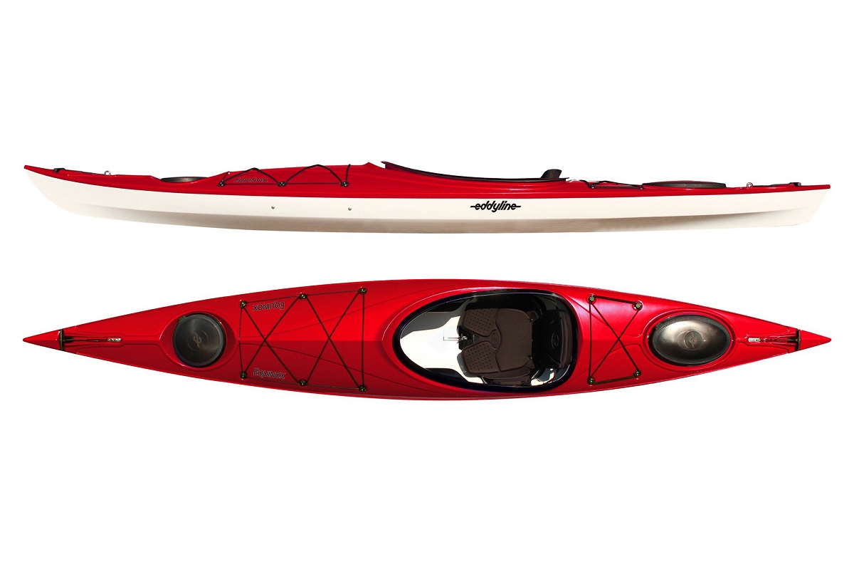 Eddyline Equinox Kayak - Red Pearl /White