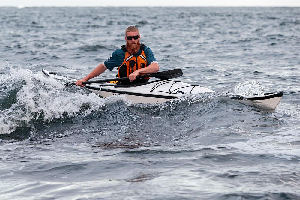 Eddyline Fathom Kayak - On The Water With Waves