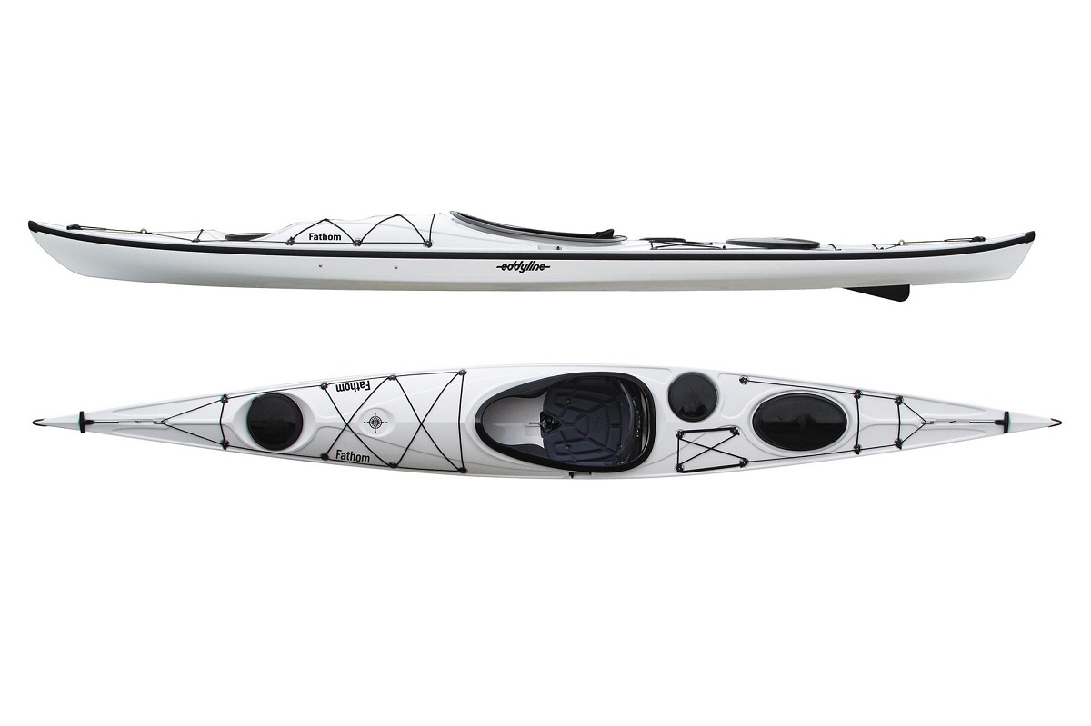 Eddyline Fathom Kayak - White / White