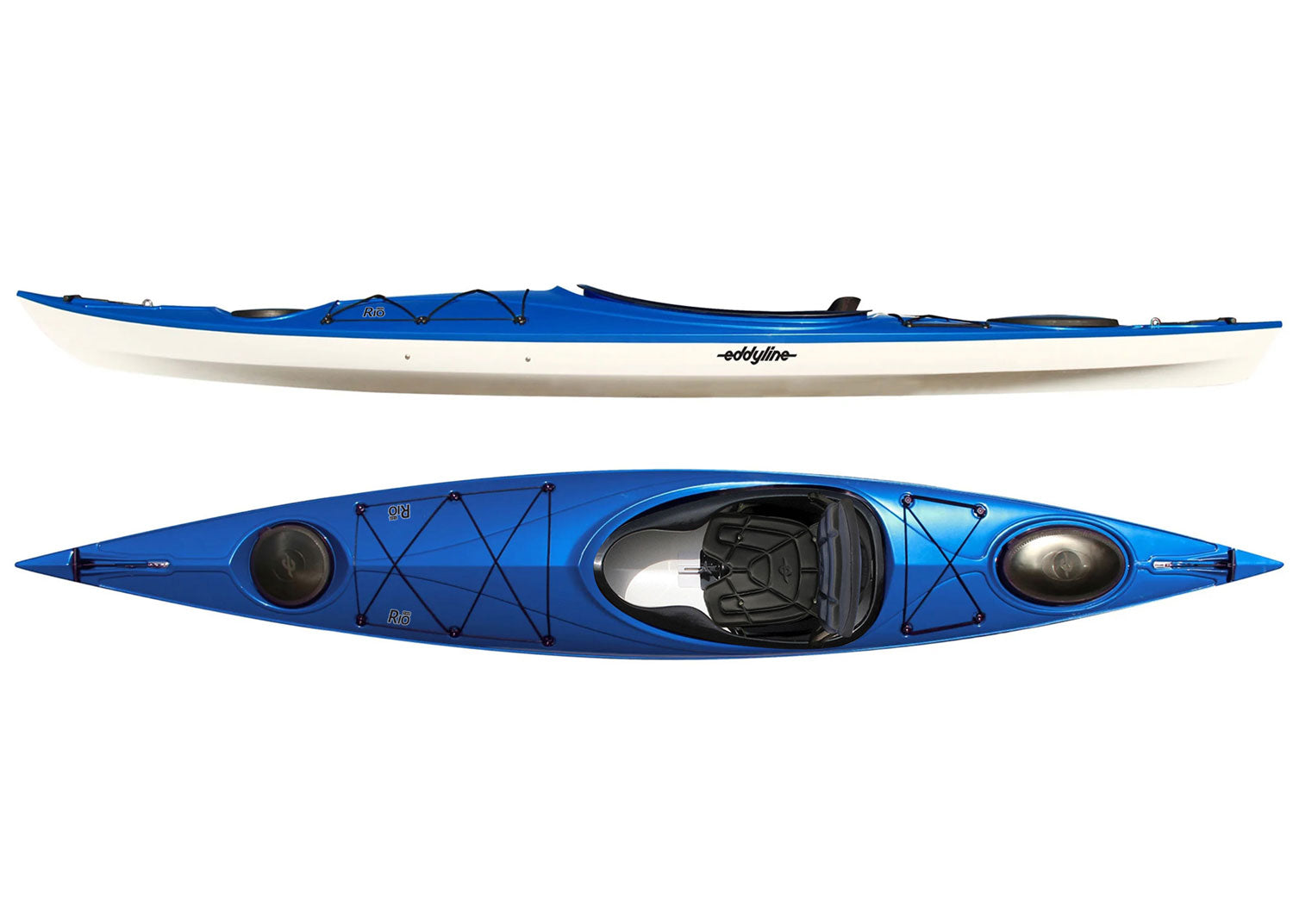 Eddyline Rio 140 Recreational Kayak - Sapphire Blue