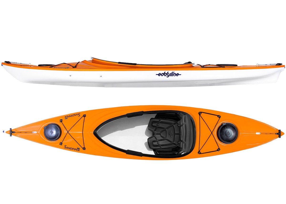 Eddyline Sandpiper 120 Recreational Kayak - Mango