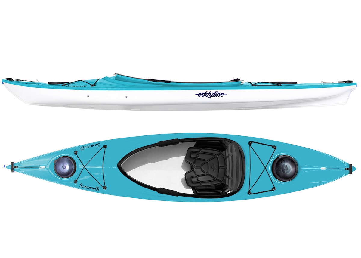 Eddyline Sandpiper 120 Recreational Kayak - Teal