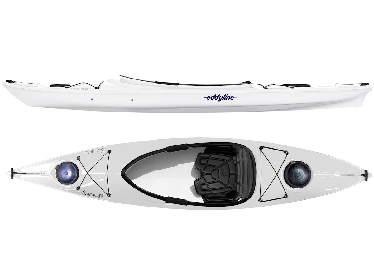 Eddyline Sandpiper 120 Recreational Kayak - White