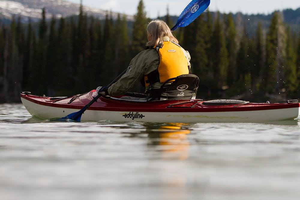 Eddyline Sandpiper 130 Kayak - On The Water 1