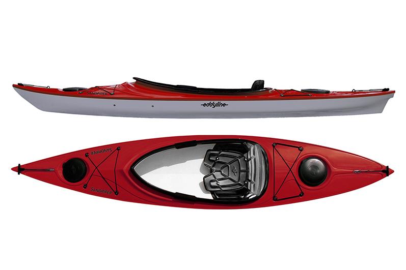 Eddyline Sandpiper Kayak - Red Pearl / Silver