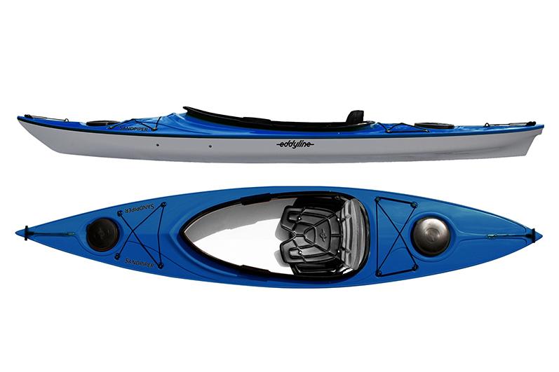 Eddyline Sandpiper Kayak - Sapphire Blue / Silver