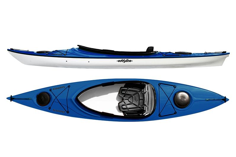 Eddyline Sandpiper Kayak - Sapphire Blue / White