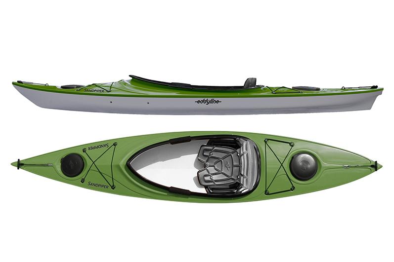 Eddyline Sandpiper Kayak - Seagrass / Silver