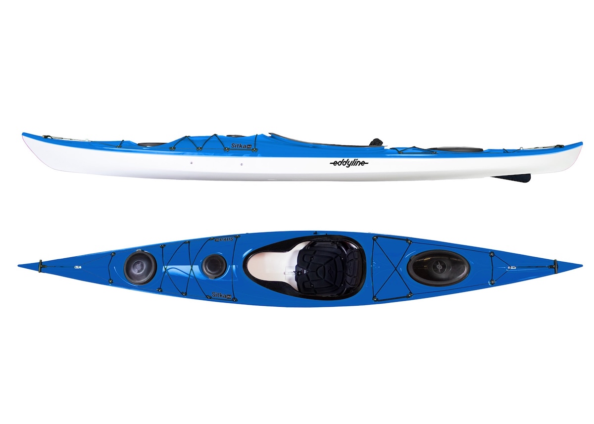 Eddyline Sitka 145 Touring Kayak - Sapphire Blue