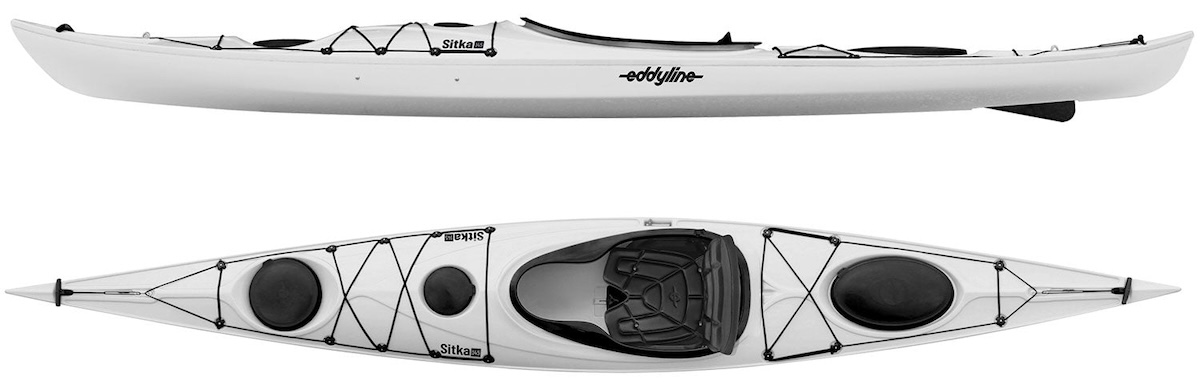 Eddyline Sitka 145 Touring Kayak - White
