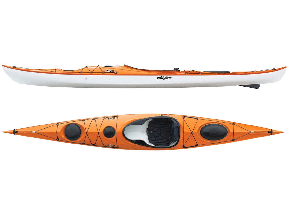 Eddyline Sitka 150 Touring Kayak - Mango