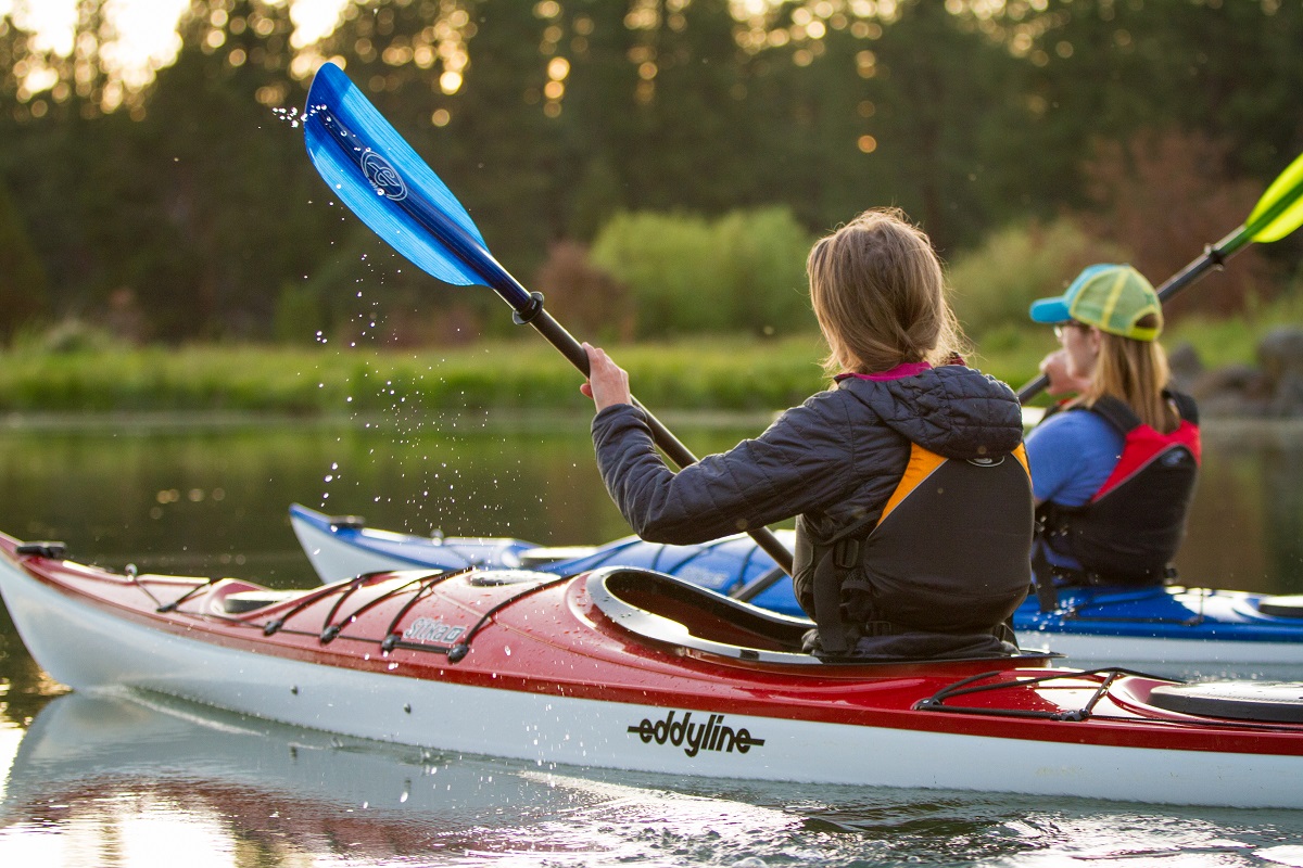 Eddyline Sitka LT Kayak - On The Water 3