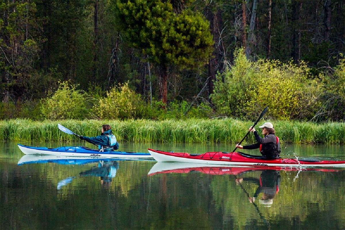 Eddyline Sitka LT Kayak - On The Water 5