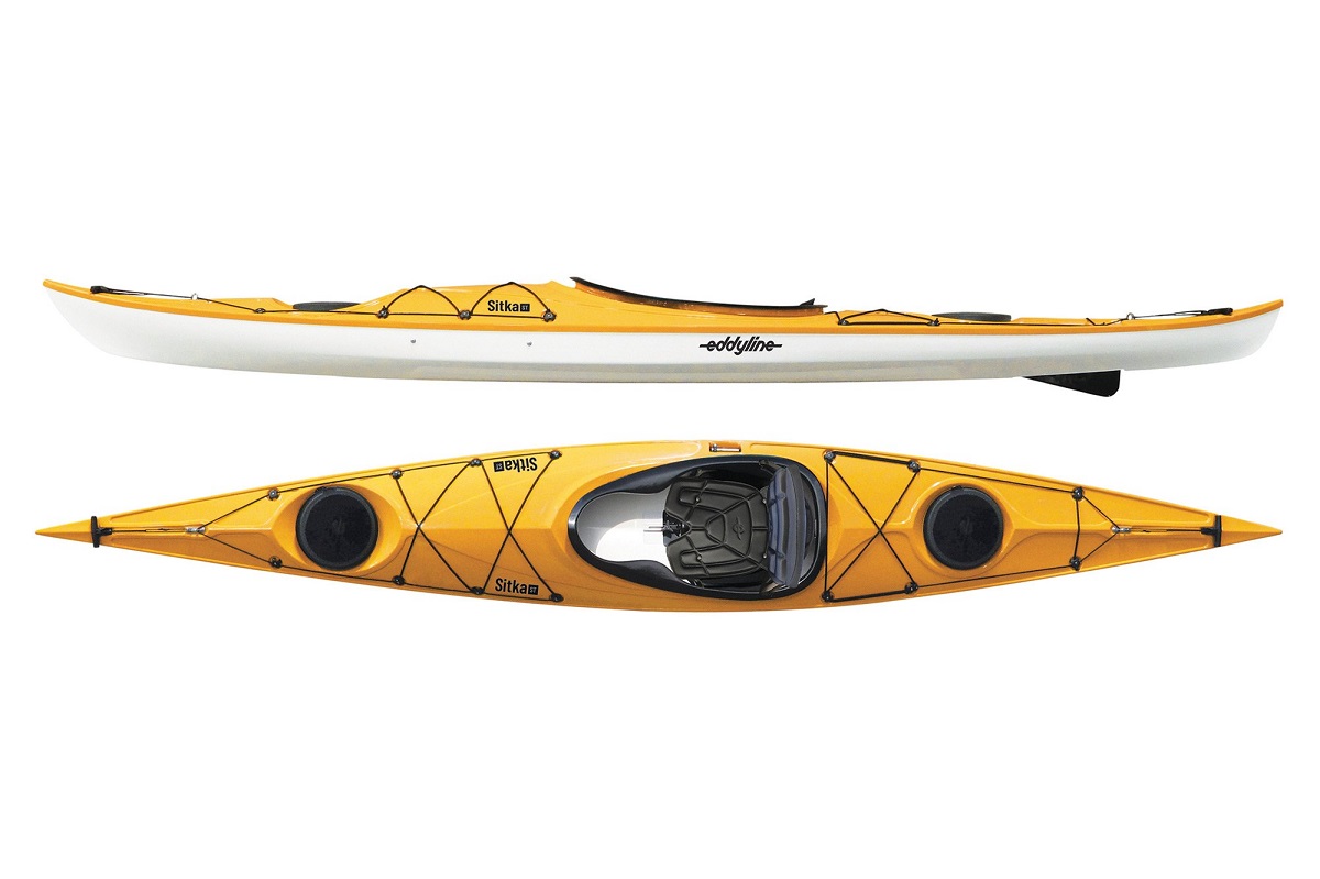 Eddyline Sitka ST Kayak - Yellow / White