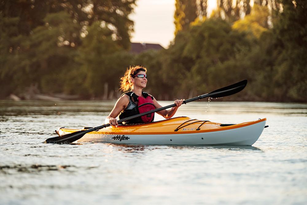 Eddyline Sky 10 Kayak - On The Water 1