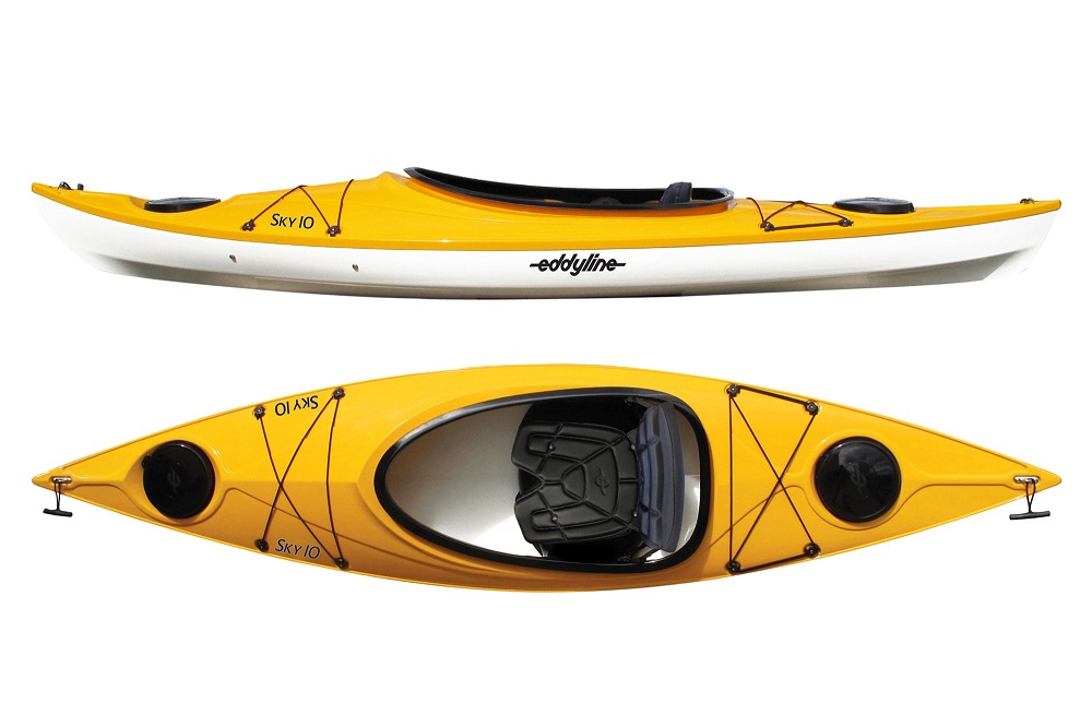Eddyline Sky 10 Kayak - Yellow / White