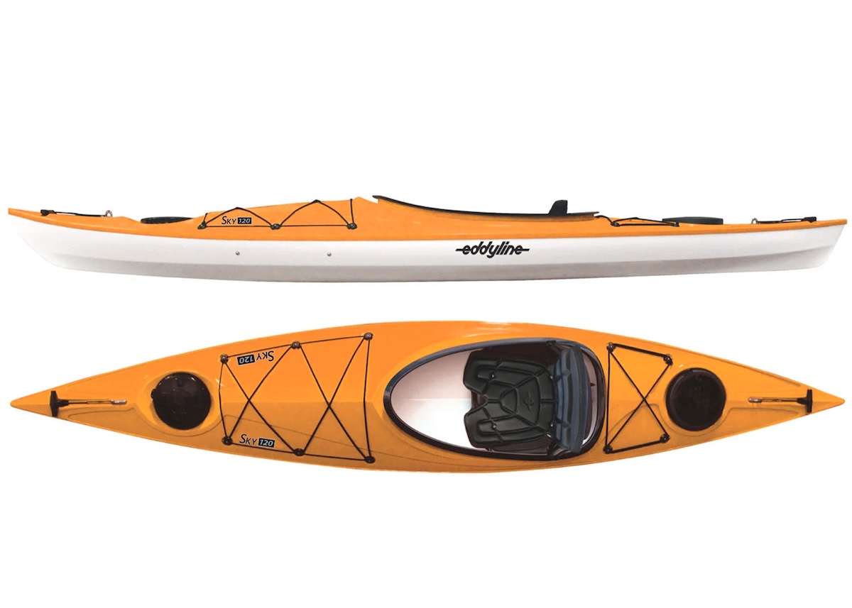 Eddyline Sky 120 Recreational Kayak - Mango