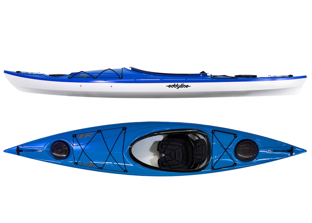 Eddyline Sky 120 Recreational Kayak - Sapphire Blue