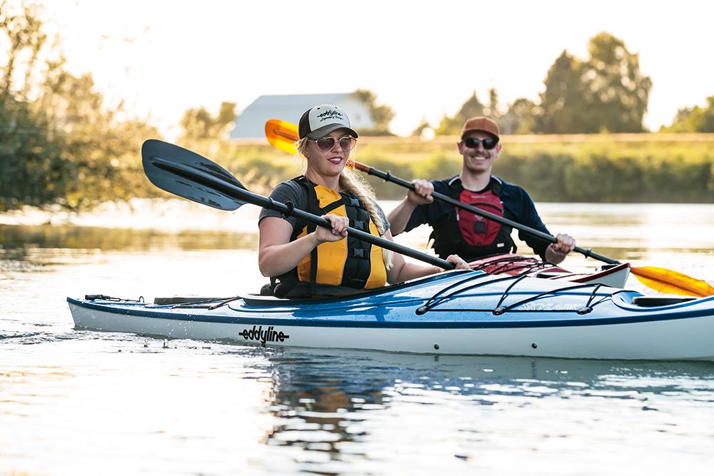 Eddyline Skylark Kayak - On the Water 2