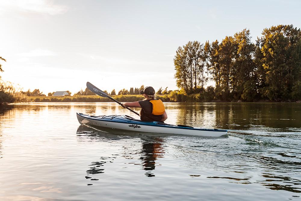 Eddyline Skylark Kayak - On the Water 3