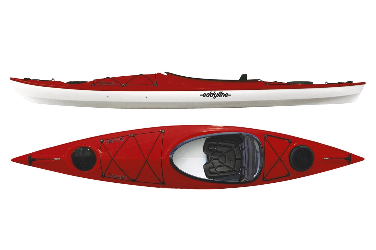 Eddyline Skylark Kayak - Red Pearl / White