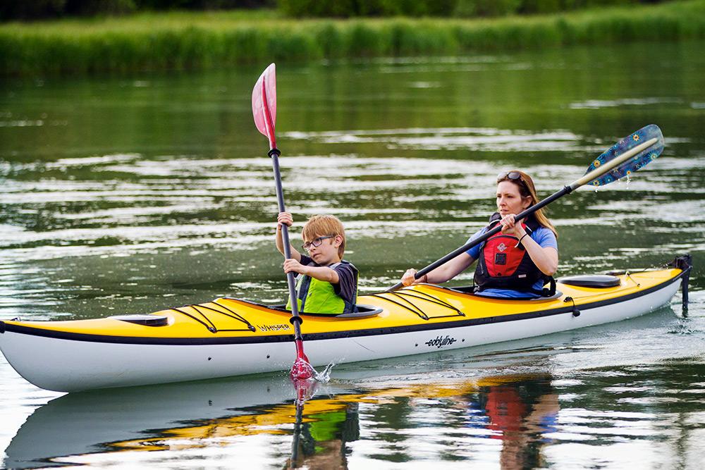 Eddyline Whisper CL Tandem Kayak - On the Water