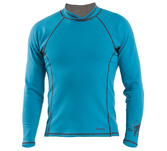 Kokatat NeoCore Long Sleeve Shirt - Men's/Electric Blue/Front View