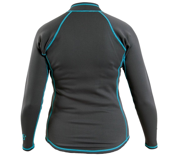 Kokatat NeoCore Long Sleeve Shirt - Women's/Graphite/Back View